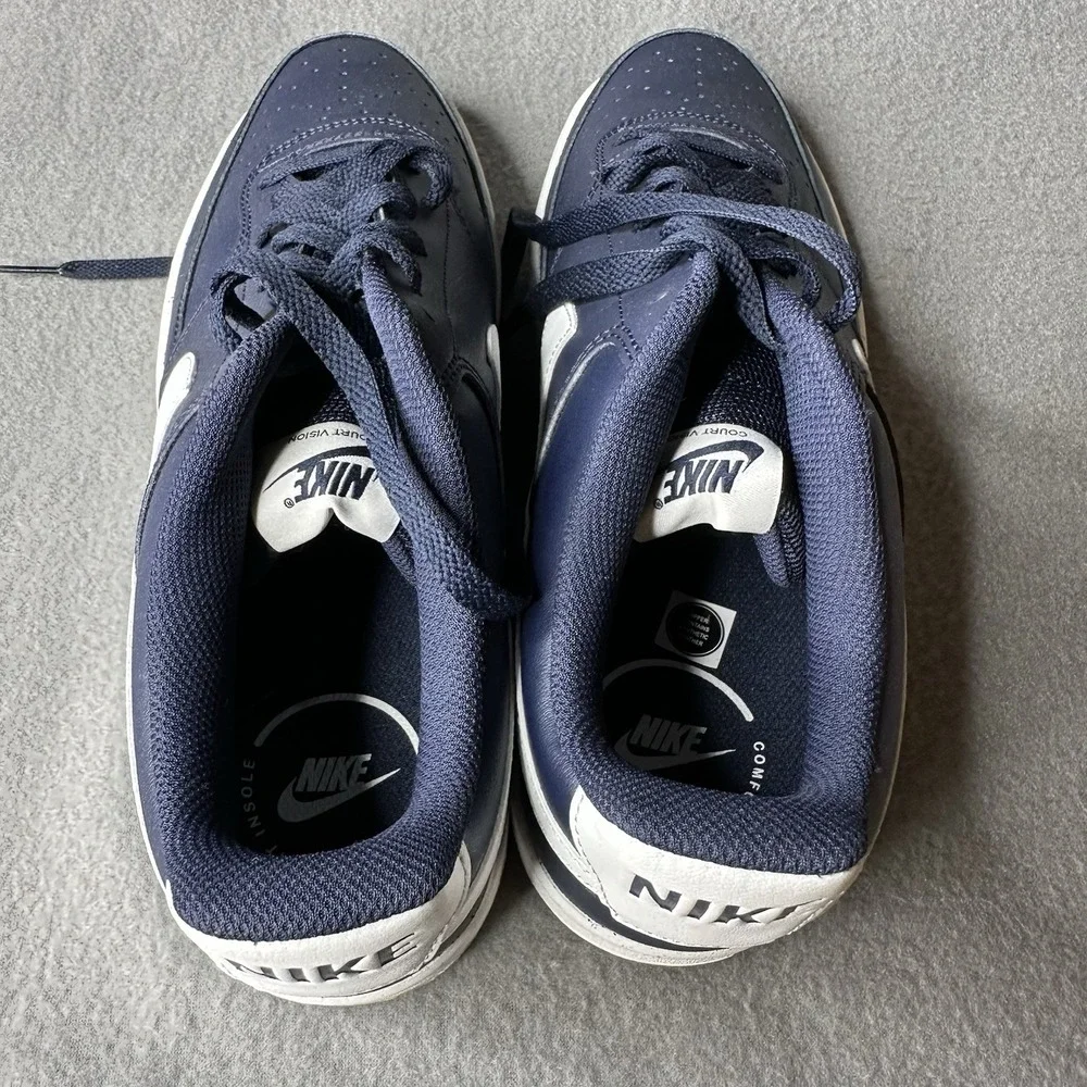 Nike Court Vision Low Obsidian/S-White Men's Sneakers-‎ Men Size 12 - FZ5547-400